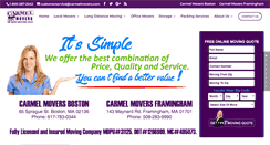 Desktop Screenshot of carmelmoving.com